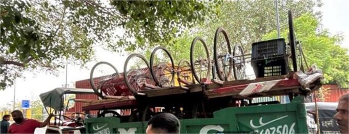 MCG की स्ट्रीट वेंडिंग मैनेजमेंट टीम ने अतिक्रमण के विरूद्ध की कार्रवाई