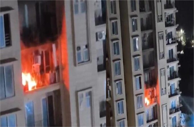 Sohna की सोसाइटी में Flat में लगी आग, पूरा सामान जलकर खाक…इस वजह से नहीं पहुंच पाई Fire Brigade