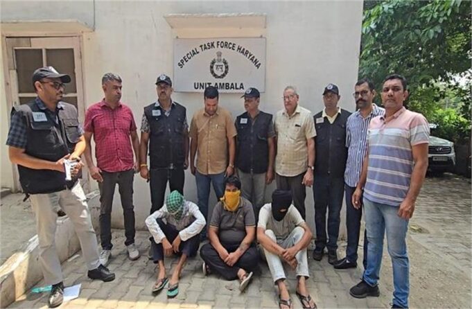 शराब कारोबारी शांतनु हत्याकांड: अंबाला STF ने 3 आरोपी किए काबू, 6 दिन पहले को दिया था वारदात को अंजाम