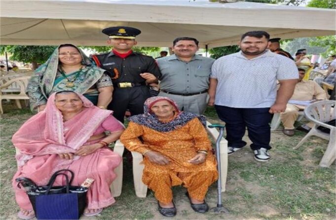 जुलाना के अमन शर्मा बने सेना में लेफ्टिनेंट, गांव में हुआ भव्य स्वागत