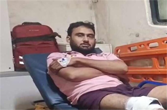 होडल में पुलिस और बदमाश में मुठभेड़, 14 केसों का आरोपी गौ तस्कर गिरफ्तार