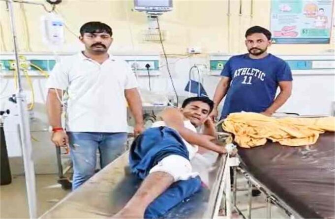 पलवल में सीआईए पुलिस और गौतस्करों में मुठभेड़, गोली लगने से एक आरोपी अरेस्ट, 4 फरार