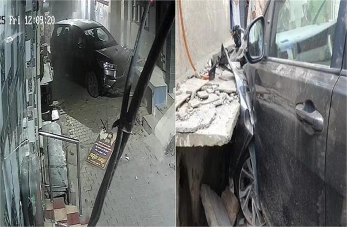 पानीपत में तेज रफ्तार बेकाबू इनोवा कार का कहर, कई घरों के बाहर बने तोड़े थड़े…बाल-बाल बचा परिवार