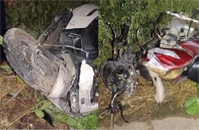 पानीपत में तेज रफ्तार कार का कहर, बाइक और एक्टिवा को मारी टक्कर, एक की मौत