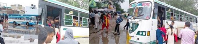 त्यौहार पर महिलाएं ढूंढती रही रोडवेज, प्राइवेट बसें रही फुल