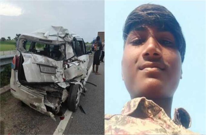 NH 152D पर तेज रफ्तार ट्राला और कार में टक्कर, राजस्थान के युवक की मौत, पिता ने जताया हत्या का शक