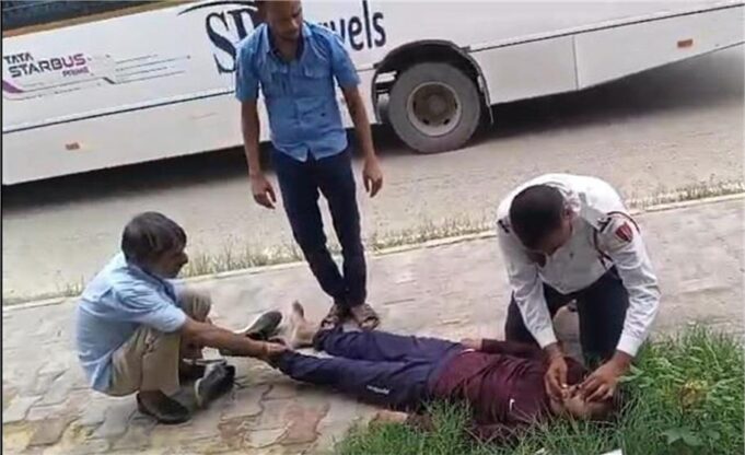 यमदूत को मात देकर ट्रैफिक जेडओ बना देवदूत, बचाई जान