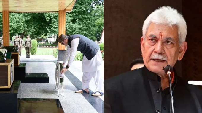 जम्मू कश्मीर: कुलगाम में आतंकियों से मुठभेड़ में 2 जवान शहीद, CM उमर और राज्यपाल सिन्हा ने दी श्रद्धांजलि