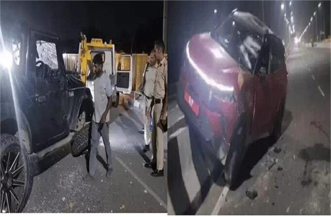 दिल्ली-मुंबई एक्सप्रेसवे पर फायरिंग, जीजा को मारने पहुंचा साला…पहले किया फायर फिर थार में मारी टक्कर