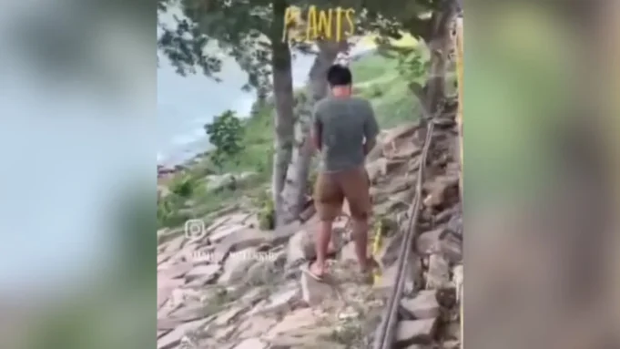 ‘पेड़-पौधे को पानी दे रहे’… युवक ने रामगढ़ताल में किया टॉयलेट, सोशल मीडिया पर पोस्ट किया वीडियो