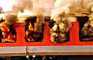 पंजाब से बिहार जा रही ट्रेन में आग, अंबाला स्टेशन पर यात्री हुए परेशान, रेलवे विभाग पर आरोप