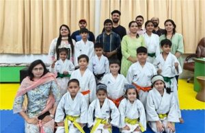 बेल्ट टेस्ट में कराटे किड्स का जलवा, धूमधाम से हुआ परीक्षण कार्यक्रम का आयोजन