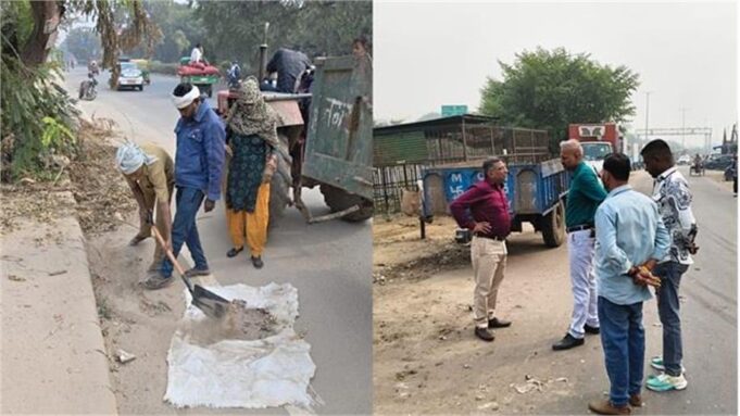 शहर की सफाई व्यवस्था का जायजा लेने पहुंचे MCG कमिश्नर, मौके पर दिखी अव्यवस्था