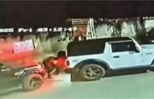 महिंद्रा थार में आए चोरों ने सरेआम उड़ाई SUV, लोगों को भनक तक नहीं लगी