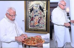 सादगी के प्रतीक मनोहर ने बिना तामझाम के मनाई दिवाली