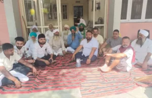 कैथल में धान की खरीद न होने से किसान नाराज, प्रदर्शन में जताया गुस्सा