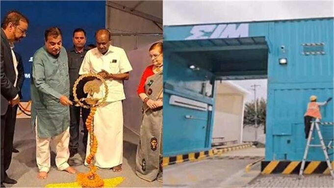 हरियाणा में इलेक्ट्रिक ट्रक का आगमन: नितिन गडकरी ने पहला बैटरी स्वैपिंग स्टेशन किया उद्घाटन