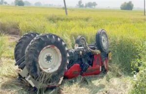 सोनीपत में खेत में पानी लगाते समय ट्रैक्टर के नीचे दबने से 2 किसानों की दर्दनाक मौत
