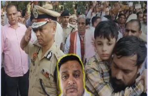 ASI संदीप का अंतिम संस्कार: पंचतत्व में विलीन, पिता ने दी मुखाग्नि, DGP ओपी सिंह ने दी श्रद्धांजलि