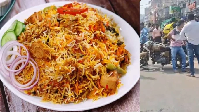वेज की जगह नॉनवेज बिरयानी भेजने पर रेस्टोरेंट मालिक की गोली मारकर हत्या