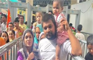 सड़क हादसे में सत्संग से लौट रहे दंपती और दो साल की बेटी की दर्दनाक मौत, क्षेत्र में शोक का माहौल