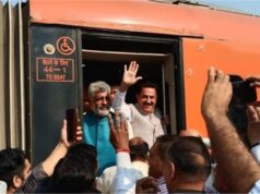 पूर्व राज्यमंत्री सुभाष सुधा ने वंदे भारत ट्रेन से किया कुरुक्षेत्र से दिल्ली तक का सफर