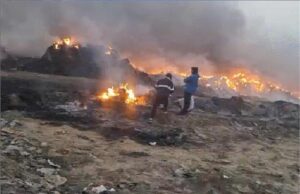 हरियाणा में कबाड़ और झुग्गियों में लगी भीषण आग, धुआं बढ़ने से प्रदूषण स्तर चढ़ा; परिवारों ने भागकर बचाई जान