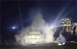 कुरुक्षेत्र में ट्रक-कार की टक्कर के बाद लगी आग, जलने से सरकारी वकील की दर्दनाक मौत