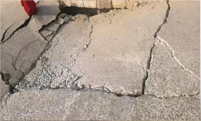 हरियाणा में 42 करोड़ की स्मार्ट रोड निर्माण से पहले ही धंसी, वाहन चालकों को हो रही भारी परेशानी