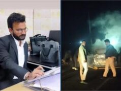 कुरुक्षेत्र हादसा: ट्रक से टकराकर कार में लगी आग, सरकारी वकील और भाई की मौत