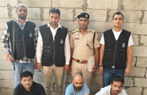 पानी टैंकर माफिया तोता साथियों समेत गिरफ्तार, हथियार के दम पर लूट की बना रहे थे साजिश