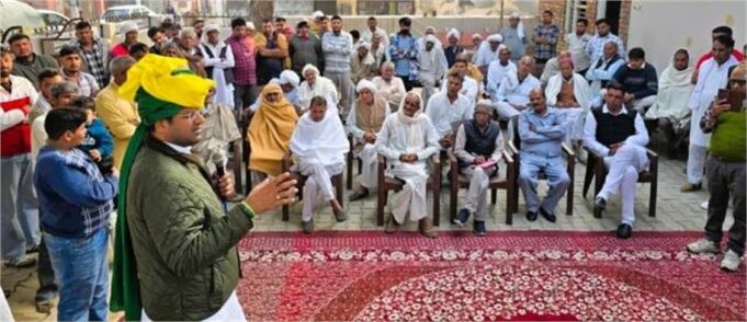 धरने पर किसान की मौत पर सरकार जिम्मेदार, मुआवजा न मिलने से हताश अन्नदाता: दुष्यंत चौटाला