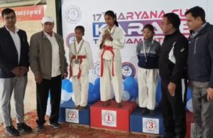 हरियाणा कप कराटे टूर्नामेंट भिवानी में संपन्न, बेहतरीन खिलाड़ियों का राष्ट्रीय प्रतियोगिता के लिए चयन
