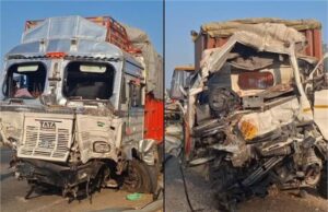 करनाल में भीषण सड़क हादसा: अनियंत्रित कैंटर दूसरी लेन में घुसा, चालक की दर्दनाक मौत