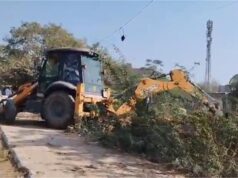 FMDA ने ग्रीन बेल्ट से हटाए अवैध अतिक्रमण, 15 बार समझाने के बाद भी नहीं माने लोग